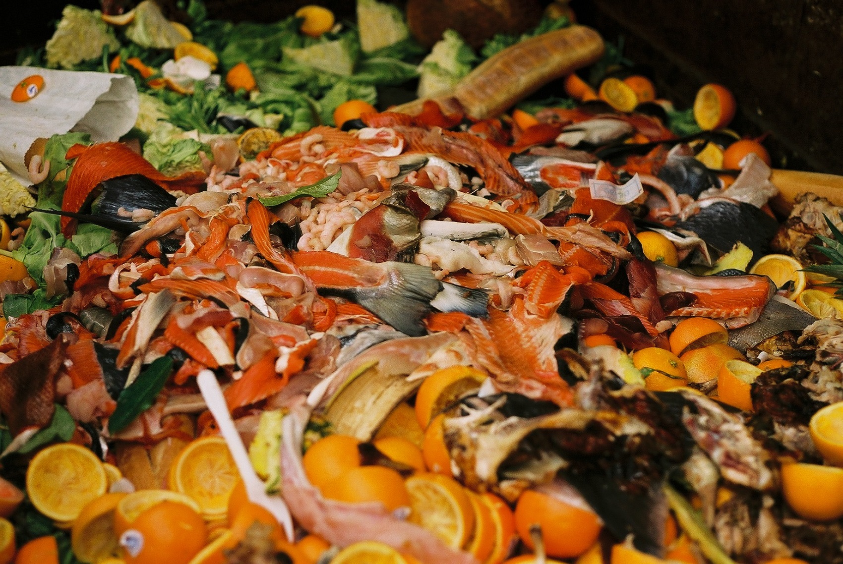 Food waste in market
